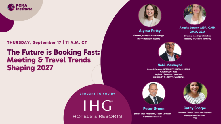 The Future is Booking Fast: Meeting & Travel Trends Shaping 2027